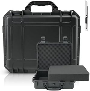 NineLeaf Hard Case with DIY Customizable Foam Insert 14.3 x 11.4 x 4.5 Inch