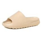 Homtechly Cloud Slides for Women and Men Comfortable Soft Pillow slippers for Men Unisex Shower Bathroom Slippers Sandals for Indoor & Outdoor