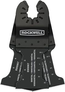 Rockwell RW8967.3 Sonicrafter Oscillating Multitool Extended Life Bimetal Wood & Nail End Cut Blade (3-Pack), 1-3/8"