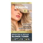 Jerome Russell Bblonde Brighten & Repair Blonde Toner – ASH | Fixes Brassiness | Creates Bright Blonde Tones | Repairs Damage with Bond-Building Care | Ammonia-Free & Vegan