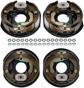 AEagle 4Pcs 10" x 2-1/4" Electric Trailer Brake Assemblies for 3,500lbs, Left and Right