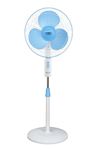 POLAR Pinnacle Pedestal Fan - Blue & White | 400MM NS Standing Fan For Home, Office and Living Room | Jerk-free Oscillation & Silent Operation With Telescopic Height Adjustment