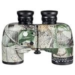 HUTACT Military Binoculars for Adults, Compact 10x50 for Long Distance, with Compass Measurement Direction, Built-in Ranging Ruler, Large Field of Vision, for Hunting, Marine, Fishing, Bird Watching