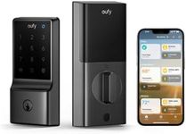 eufy Smart Lock C34, Keyless Entry Door Lock with Apple Home Ecosystem, Built-in Wi-Fi Deadbolt, Supports Matter, Apple Home, Alexa, Google Home, SmartThings, Auto Lock, 8 AA Batteries Included