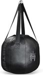 Meister 60lb Filled Wrecking Ball Heavy Bag for Boxing & MMA - Black