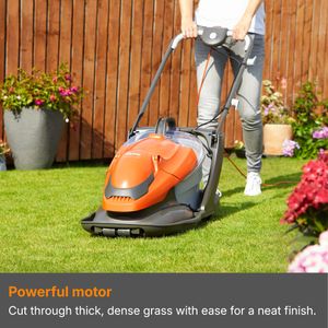 Flymo EasiGlide 360V Electric Lawn Mower – Compact Hover Design