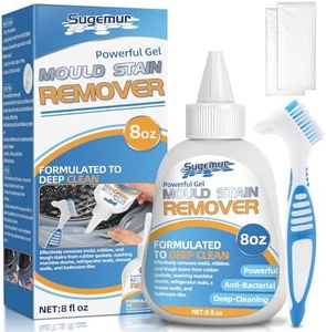 Sugemur Mould Remover Gel, Large Capacity Mould Gel Cleaner, Gentle Household Mildew and Stain Remover for Washing Machine Seals, Bathroom Tiles, Kitchen Sinks, Grout, and Stains, 8 fl oz