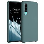 kwmobile Case Compatible with Huawei P30 Case - TPU Silicone Phone Cover with Soft Finish - Arctic Night