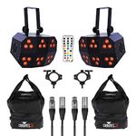 2x Chauvet DJ Wash FX Hex LED Flood DJ Disco Lighting (Bundle)