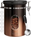 Veken Coffee Canister with Window,A