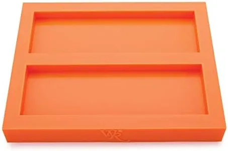 Woodriver Silicone Knife Scale Mold Dual Cavity - 25/64" X 2" X 6" - Reusable