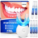 Teeth Whitening Kit with LED Light – 3 Teeth Whitening Gel Pens + 2 Remineralizing Desensitizing Gel Pens –35% Pap Whitening Formula – Whiten Teeth in 7 Days – Safe for Sensitive Teeth(Mint)