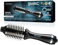 REVAMP Pro Define Perfect Blow Dry Hair Brush, Hot Air Styler - 4 in 1 Hair Dryer Brush for Drying, Detangling, Smoothing and Styling - Volumising Blowdry Hairbrush with Progloss Super Shine Oils