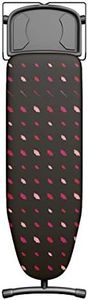 Ironing Board Plusboard Lips, 42cm x 125cm, 100% Cotton, Adapts to Most Steam Generators, Adjustable Height, Iron Rest, Secure Closure System, Integrated Wheels, 9Kg, Easily Stored