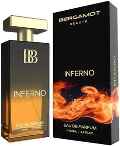 Bergamot Beaute Inferno Eau De Parfum | Best Perfume for Men with Musk and Citrusy Long Lasting Premium Fragrance for Man, EDP 100ml