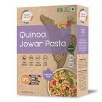 Organic Wisdom-Back to Roots Quinoa Jowar Macaroni Millet Pasta, 180g | No Maida, Not Fried, No MSG, No Preservatives | Sun Dried | Easy to make| Rich in Protein and Fiber