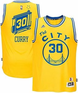 Stephen Curry Golden State Warriors Gold Hardwood Classic Jersey XXX-Large
