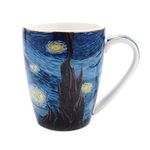 Coffeezone Vincent Van Gogh Art The Starry Night Porcelain Coffee Mug (14 oz)