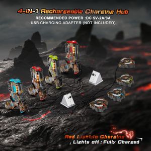 VATOS Rechargeable Laser Tag Set – 4-Player Game Kit