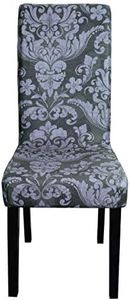 TOPCHANCES Housses de Chaise en élasthanne Extensible pour Salle à Manger, Amovible, Lavable, pour hôtel, Banquet, dîner, réunion, célébration (Europe 15, 6 pièces)