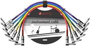 JOYO Patch Cables 1.2ft for Bass Gu