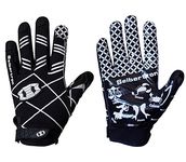 Seibertron Pro 3.0 Twelve Constellations Elite Ultra-Stick Sports Receiver Glove Football Gloves Youth Black XS