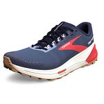 BROOKS Women's Catamount 2 Sneaker, Navy/Bittersweet/Peacoat, 3.5 UK