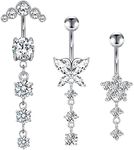 MODRSA Belly Rings Dangle Belly But