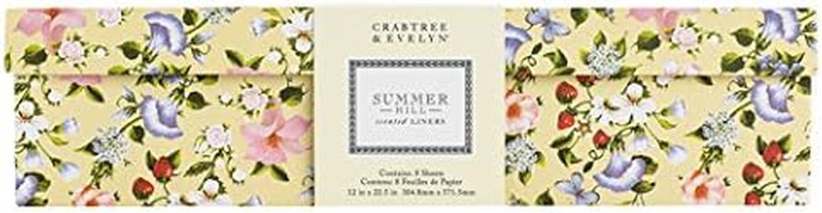 CRABTREE & EVELYN Summer Hill Drawer Liners 12 in x 22.5 in