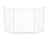 BabyDan Flex M, 90-146 cm/35.5-57.4 inches, Stair Gate/Room Divider, White, Made in Denmark - Baby Gate/Safety Gate (Pet Gate/Dog gate/Dog playpen)