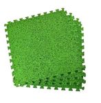 Abaseen Grass Effect interlocking Foam Mats Exercise Mats Fitness Mats Yoga Mats Workshop Gym Office Kids Play mat Soft Cushion Garden Sun (12 Mats - 48 SQ FT)