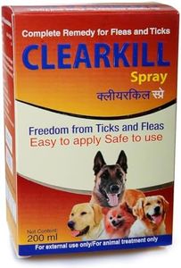 CLEAR KILL Fleas And Ticks Spray For Dog And Cats,Treatment&Prevention Of All Life Stages Flea And Ticks,200 Ml