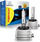 D3S Headlight Bulb, 35w Original Hid Xenon Headlights, High and Low Beam Car Bulbs, IP68 Waterproof, 1Yrs WTY, 2 Pack