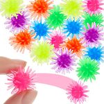 Chivao 18 Pieces Window Crawler Balls Rolling Sticky Wall Ball Sticky Toys for Throw at Wall Sticky Stretchy Wall Ball for Party Favor Stress Fidget Relief