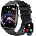 ZOSKVEE Smart Watch for Men Women Answer/Make Calls, 2.01" Fitness Watch with Blood Pressure Monitor Fitness Tracker 110+Sports Modes Step Counter IP68 Waterproof Smartwatch for Android iOS