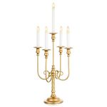 Wedding Candelabra Tall Floor Candelabras - Gold 5 Arm Candelabra Inweder 50cm Metal Spiral Candlestick Holders Antique Candle Holders for Christmas Table Centrepieces Events Ceremony Aisle Reception