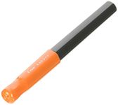 Pilot Kakuno Medium-Nib Fountain Pen, Black Body Orange Cap Body (FKA-1SR-OM)