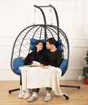 Double Egg Chair wth Stand Hammock 