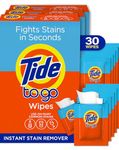 Tide to Go Instant Stain Remover Wipes, 3 Count, 10 Wipes Each