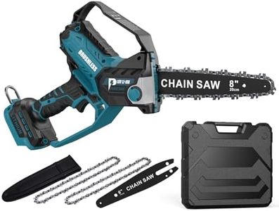 8-Inch Mini Chainsaw Compatible with makita Battery 18v, Auto-Oiler, 6&8 inch Brushless Cordless Pruning Chainsaw, Battery Powered Mini Chainsaw for Wood Cutting, Tree Trimming (Tool only)