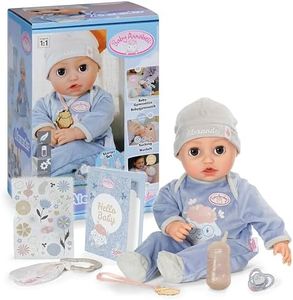 Baby Annabell Interactive Alexander 43cm - Soft bodied baby doll with realistic movements, sounds & accessories - Suitable for Children Aged 3+