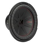 KICKER 48CWR122 CompR 12" Subwoofer, DVC, 2-Ohm, 500 Watts RMS, 1000 Watts Peak, RoHS Compliant