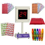 Thomas & Anca Club Supplies Ltd Lucky Bingo Electronic Bingo Machine Starter Kit with Bingo Tickets Flyers books Bingo Dabbers Bingo Markers