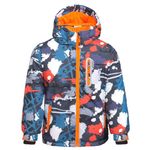 HOTIAN Boys Ski Jacket Colorful Waterproof Insulated Snow Coat Windproof Unisex Winter Outdoor Coats, Hx30, 8