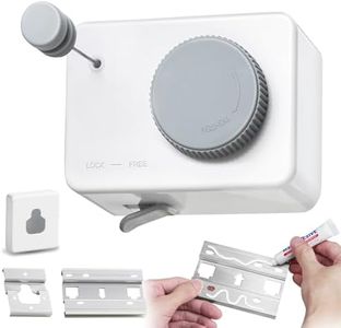 Ruirgo Retractable Clothesline Indoor, Clothes Line Outdoors, Clothesline with Anti-Sagging Function, 165inch Stainless Steel Clothes Drying Line, Can Be Installed in Balcony, Bathroom, Laundry Room