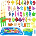 REMOKING Kid Toys 52PCS Fishing Gam