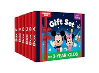 Einstein Box Featuring Disney Complete Gift Set of Learning for 3 Year Old Boys & Girls | Pack of 6 Learning Kits | Featuring Disney Characters Like Micky & Minnie Mouse, Winnie, Simba etc |