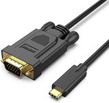 BENFEI USB C to VGA 6 Feet Cable, USB Type-C to VGA Cable [Thunderbolt 3/4 Compatible] with iPhone 15 Pro/Max, MacBook Pro/Air 2023, iPad Pro, iMac, S23, XPS 17, Surface Book 3 and More