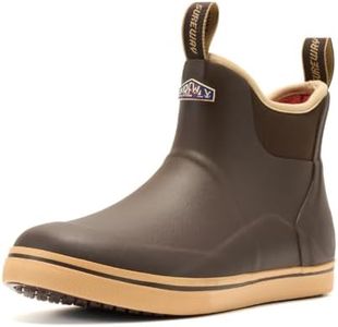 SUREWAY Men's Deck Boots Non-Slip Fishing & Ankle Boot Brown Tan 9