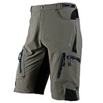 NUCKILY Men's Mountain Bike Cycling Shorts Cargo Bicycle Loose Fit Lightweight Pants Quick Dry Breathable Baggy MTB Shorts for Outdoor Cycling Running Gym Training Riding